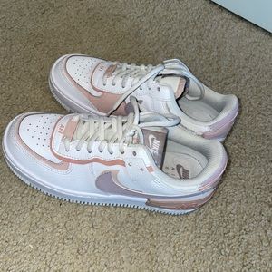 Women Nike Air Force 1 Shadow ‘White Pink Oxfords’